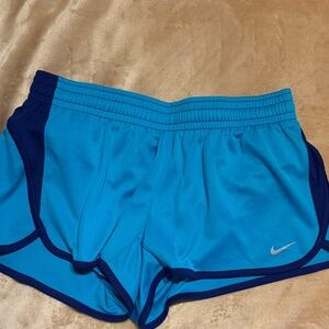 Nike Women's Vibrant Blue Dri-Fit Shorts
